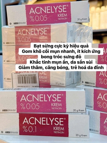 ‼️#Tretinoin 𝗔𝗖𝗡𝗘𝗟𝗬𝗦𝗘 #Tre #acnelyse Thổ Nhĩ Kì siêu hot