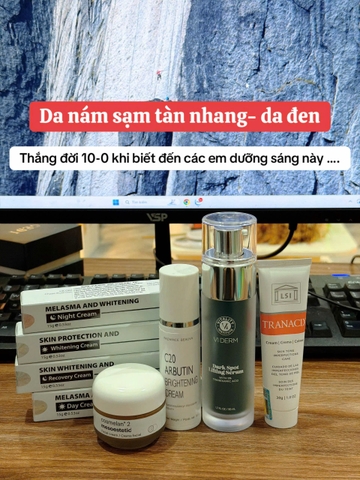 Các dòng sản phẩm trị nám bán chạy