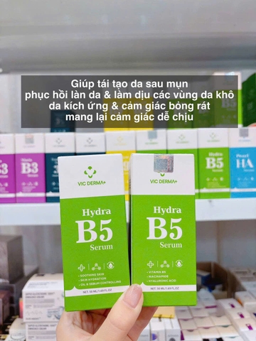 Serum B9 Vic Derma Phục Hồi, Làm Dịu Da, Chống Kích Ứng 50ml