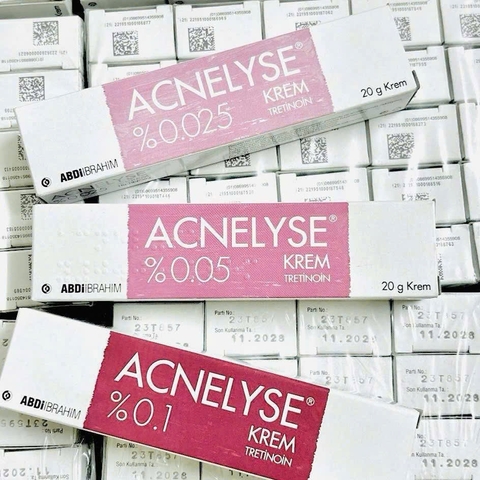 ‼️#Tretinoin 𝗔𝗖𝗡𝗘𝗟𝗬𝗦𝗘 #Tre #acnelyse Thổ Nhĩ Kì siêu hot