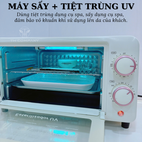 Tủ sấy tiệt trùng UV THCOMPANY dùng cho spa, thẩm mỹ viện, tiệt trùng dụng cụ
