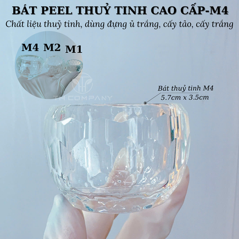Bát đựng peel da chất liệu sứ TH COMPANY dùng làm chén đựng peel da phong cách Hàn Quốc
