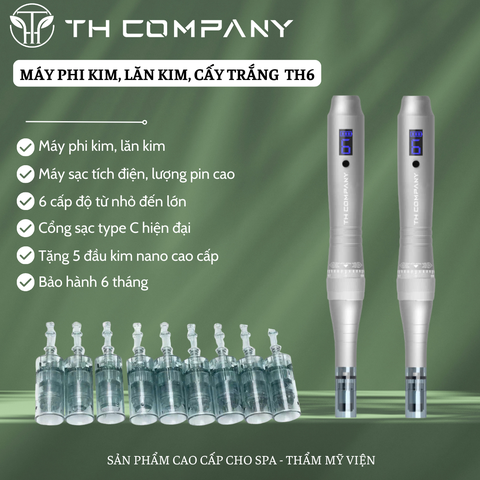 Máy phi kim TH COMPANY cao cấp thế hệ mới, Máy pen phi kim, máy pen cấy tảo công nghệ mới