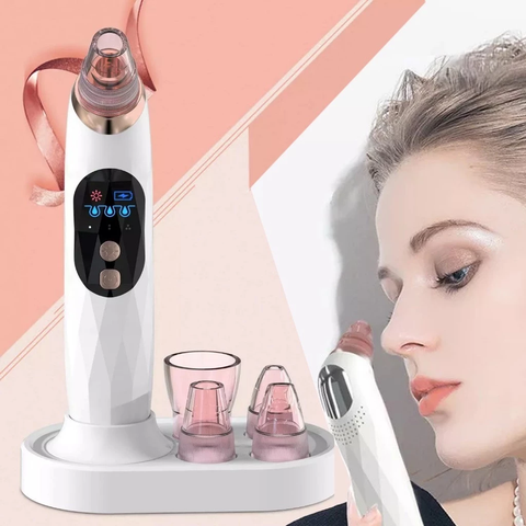 Máy hút mụn mini TH COMPANY bản mới 2024 dùng hút sợi bã nhờn, mụn cám, làm sạch da mặt