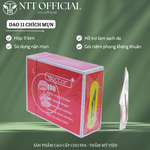 Kim chích mụn Lancets hộp 200 chiếc dùng làm kim nặn mụn có túi chống khuẩn cao cấp