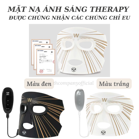 Mặt Nạ Ánh Sáng Sinh Học TH COMPANY LED Light Therapy Silicon - Bảo hành 12 tháng