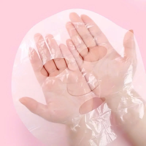 Mặt nạ nilong dùng làm màng bọc đắp mặt nạ, ủ mặt nạ, làm mặt nạ nilong ủ tê