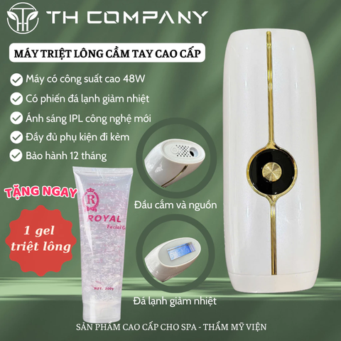 Máy Triệt Lông Mini Có Làm Lạnh Cao Cấp TH COMPANY - Bảo hành 12 tháng