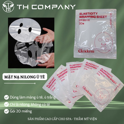 Mặt nạ nilong dùng làm màng bọc đắp mặt nạ, ủ mặt nạ, làm mặt nạ nilong ủ tê