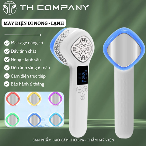 Máy đẩy tinh chất, máy điện di nóng lạnh mini TH COMPANY giúp đầy tinh chất, thu nhỏ lỗ chân lông
