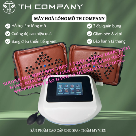 Máy hoá lỏng mỡ 2024 hãng TH Company dùng hỗ trợ giảm mỡ vật lý bảo hành 12 tháng