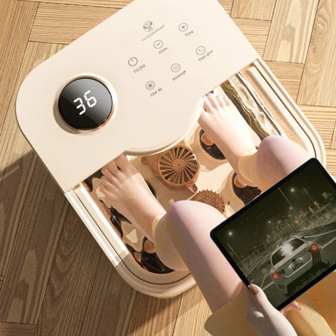 Bồn ngâm chân TH Company massage tư động giúp thư giãn, có chế độ làm nóng, hẹn giờ