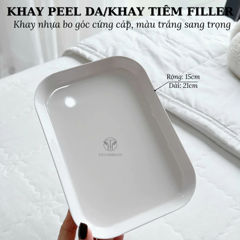 Khay đựng dụng cụ spa TH COMPANY chất liệu nhựa cao cấp phong cách Hàn Quốc