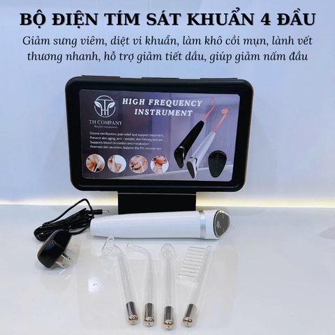 Máy Điện Tím Sát Khuẩn TH COMPANY, Dùng Sau Nặn Mụn Dùng Cho Spa TMV