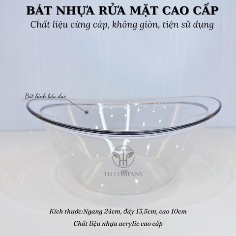 Bát đựng peel da chất liệu sứ TH COMPANY dùng làm chén đựng peel da phong cách Hàn Quốc