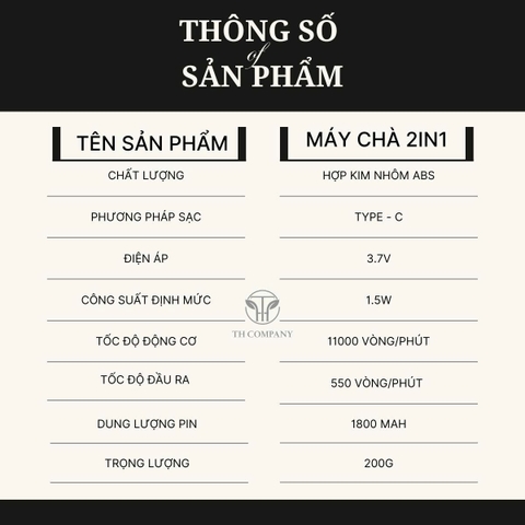 Máy chà gót chân, Máy chà móng cao cấp TH COMAPNY, Máy 2in1 dùng chăm sóc chân và móng