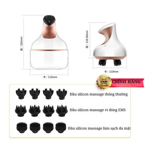 Máy Massage Đầu Mini 4 Chân TH COMPANY, Mát Xa Đầu Giúp Giảm Stress, Thư Giãn Gội Đầu Dưỡng Sinh
