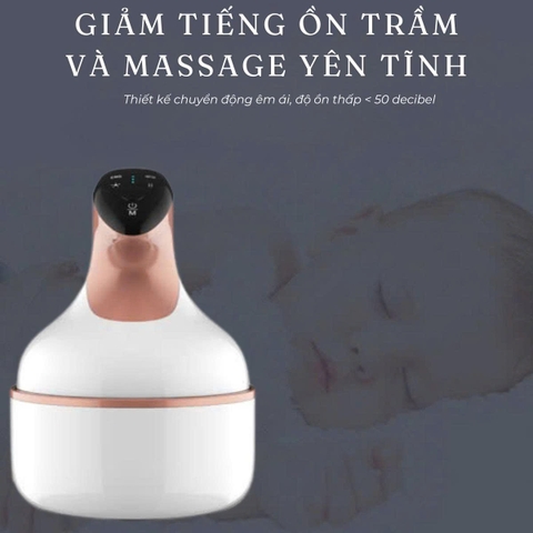 Máy Massage Đầu Mini 4 Chân TH COMPANY, Mát Xa Đầu Giúp Giảm Stress, Thư Giãn Gội Đầu Dưỡng Sinh