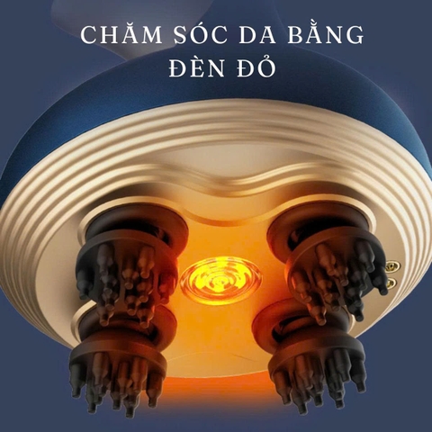 Máy Massage Đầu Mini 4 Chân TH COMPANY, Mát Xa Đầu Giúp Giảm Stress, Thư Giãn Gội Đầu Dưỡng Sinh