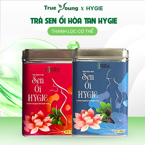 Trà Sen Ổi Hygie duy trì vóc dáng, hỗ trợ thanh lọc cơ thể hộp 250g