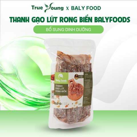 Thanh Gạo Lứt Rong Biển BalyFoods , Siêu Hạt, Dinh Dưỡng Cho Mẹ Bầu, Người Giữ Dáng