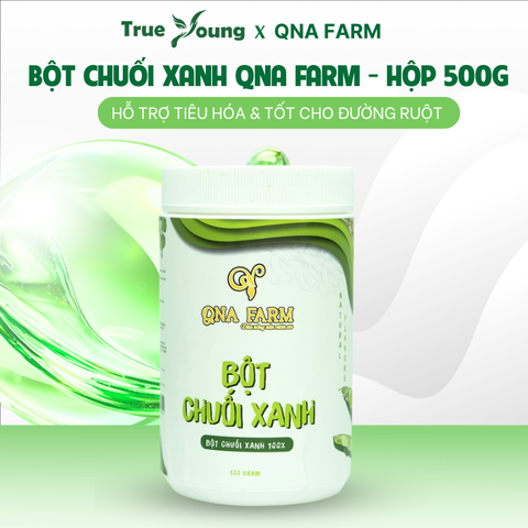 Bột Chuối Xanh Qna Farm, 100% Bột Chuối Rừng