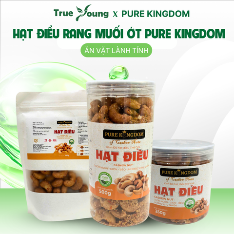 Hạt ĐIều Rang Muối Ớt Pure Kingdom