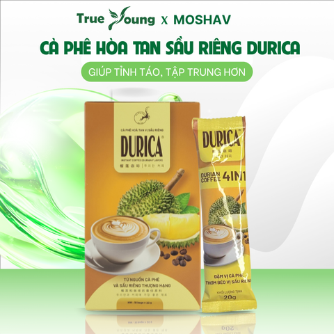 Cà phê hòa tan sầu riêng Durica thơm ngon, đậm vị khó quên