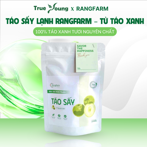 Táo Sấy Lạnh Rangfarm – từ táo xanh Ninh Thuận