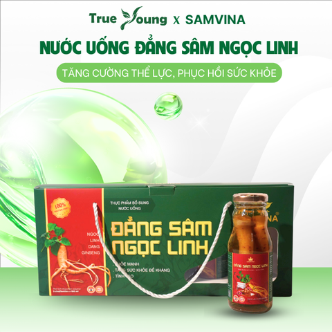Nước uống đẳng sâm Ngọc Linh Vina Sâm