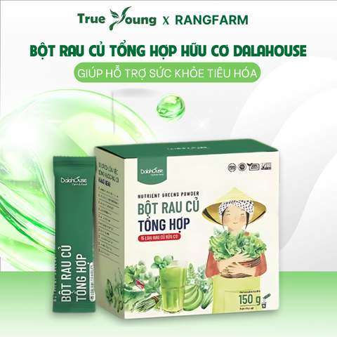 Bột rau củ tổng hợp 15 loại rau hữu cơ Dalahouse