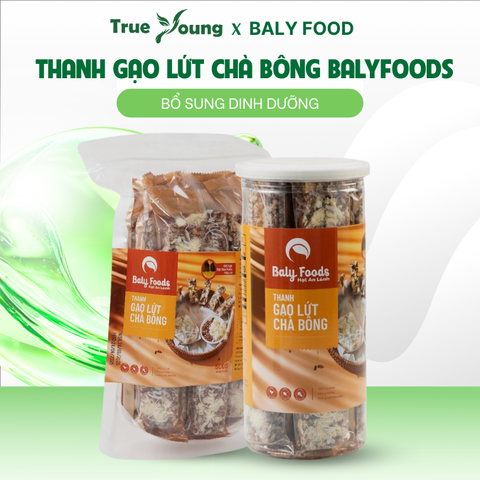 Thanh Gạo Lứt Chà Bông BalyFoods, Siêu Hạt, Dinh Dưỡng Cho Mẹ Bầu, Người Giữ Dáng