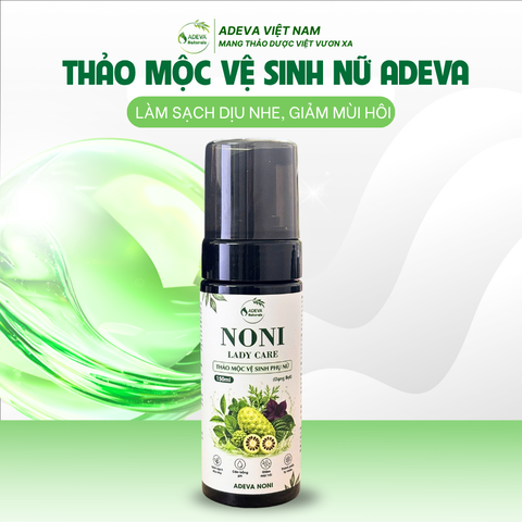 Dung Dịch Vệ Sinh Nữ Chiết xuất từ Thảo Dược ADEVA NONI, Làm Sạch Dịu Nhẹ, Giảm Mùi Hôi
