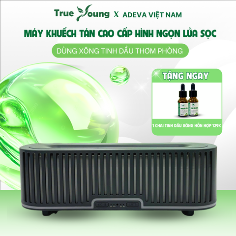 (SIÊU SALE CHUYỂN MÔ HÌNH) Máy Khuếch Tán Cao Cấp Hình Ngọn Lửa Dọc 200ML Tặng Ngay 1 Tinh Dầu Xông Hỗn Hợp 129k