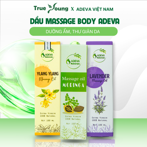Tinh Dầu Massage Adeva - Body Oil Massage Oil, Mát Xa Thư Giãn, Dưỡng Ẩm Cho Da