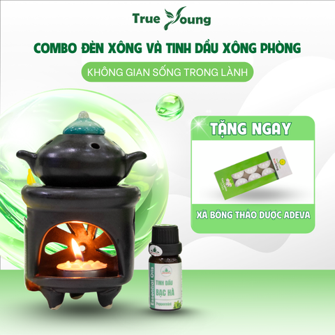 DEAL HOT 16: COMBO ĐÈN XÔNG VÀ TINH DẦU XÔNG PHÒNG TẶNG NGAY NẾN THƠM GIÚP KHÔNG GIAN SỐNG TRONG LÀNH VÀ THIÊN NHIÊN