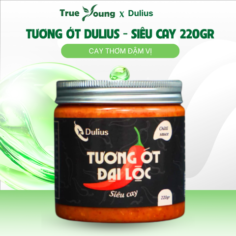 Tương Ớt Dulius - Siêu Cay 220GR Cay Nồng Bùng Nổ