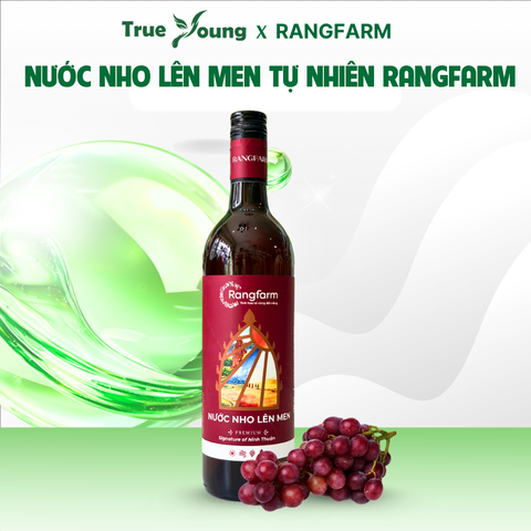(SIÊU SALE CHUYỂN MÔ HÌNH) Nước Nho Lên Men Tự Nhiên Rangfarm, Dung Tích 750ml