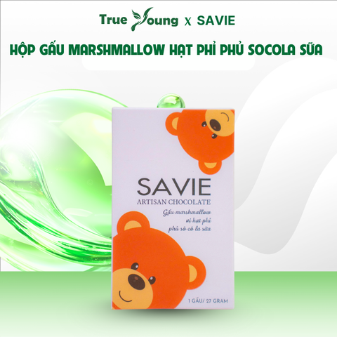 Hộp Gấu Marshmallow Vị Hạt Phỉ Phủ Socola Sữa 27g