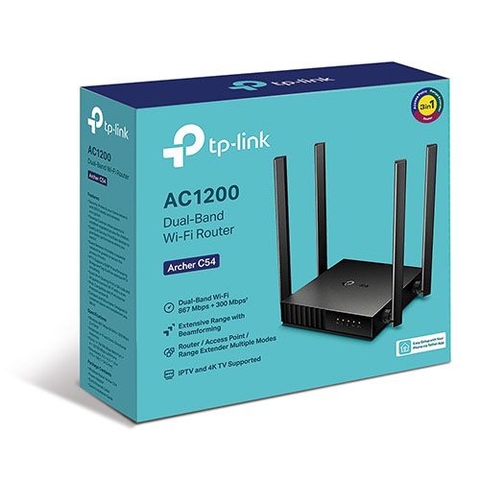 Router Wifi TP-Link Archer C54 băng tần kép AC1200