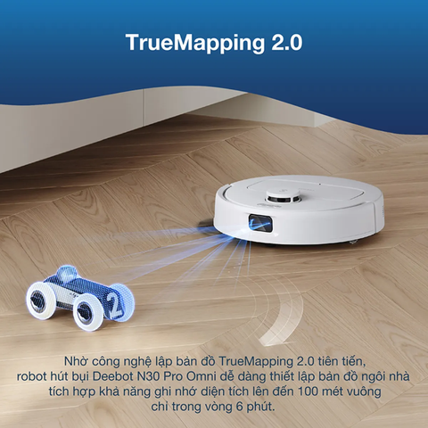 Robot hút bụi lau nhà Ecovacs N30 PRO OMNI