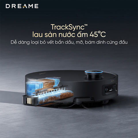Robot hút bụi lau sàn Dreame Aqua 10 Pro Track