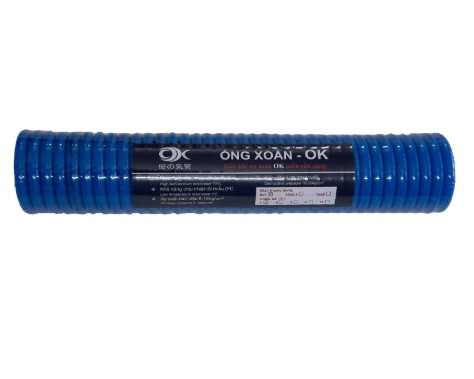 Ống xoắn khí nén TPU - OK JAPAN/ Siêu Bền (8x5mm, 10x6.5mm, 12x8mm)
