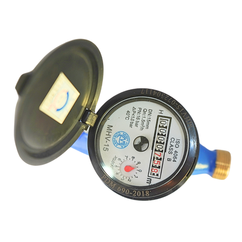 Đồng hồ thân đồng, loại từ, đa tia, cấp B MHV