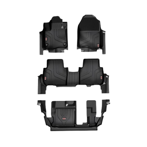 Thảm lót sàn ô tô Honda CRV 2024 (7 chỗ) nhựa TPE tràn viền bậc cửa Huvi