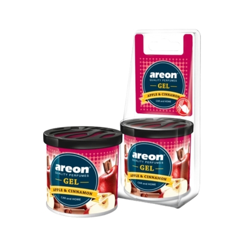 Sáp Gel Areon Gel Can Apple & Cinnamon (Hương Táo Quế) khử mùi, thơm mát