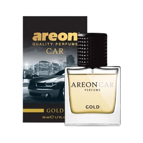 Nước hoa ô tô Areon Car Gold Perfume 50ml – Hương Gold mạnh mẽ, cá tính