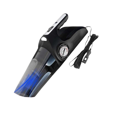 Máy hút bụi kiêm bơm lốp ô tô – 4 trong 1 đa năng, công suất 120W
