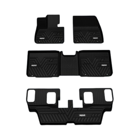Thảm lót sàn ô tô Vinfast VF9 Cao Cấp (7 chỗ) Huvi TPE tràn viền