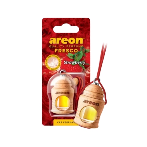 Tinh dầu treo xe ô tô Areon Fresco Strawberry hương dâu tây – Bulgaria